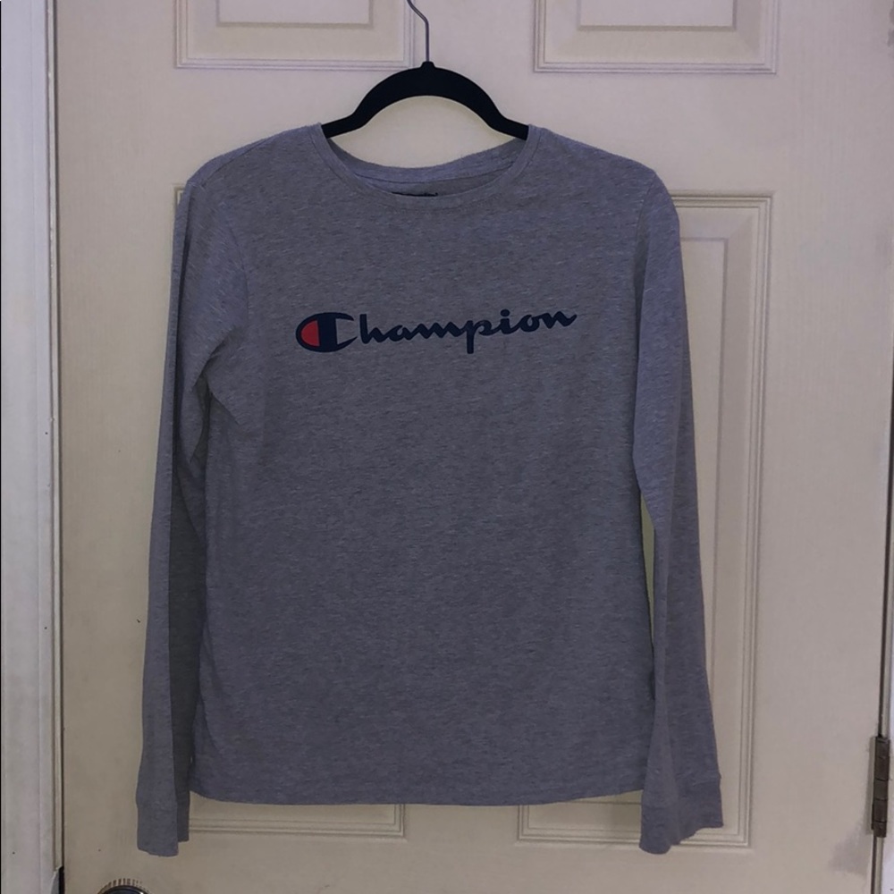 Champion Boys Grey Long Sleeve